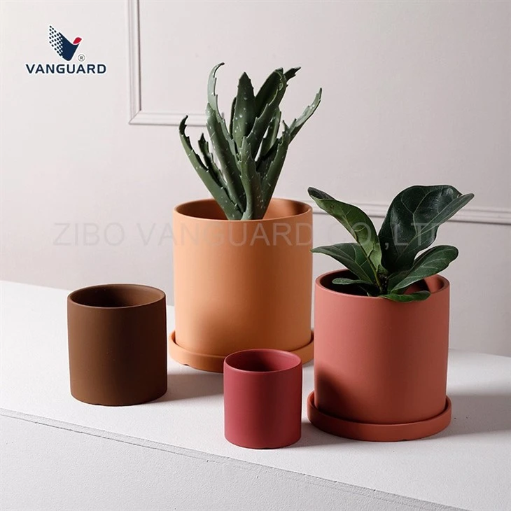 Indoor Ceramic Plant Pots With Saucers suppliers